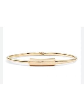ALLSAINTS Hinged Bangle Bracelet, Designer Jewellery, Small/Medium Size